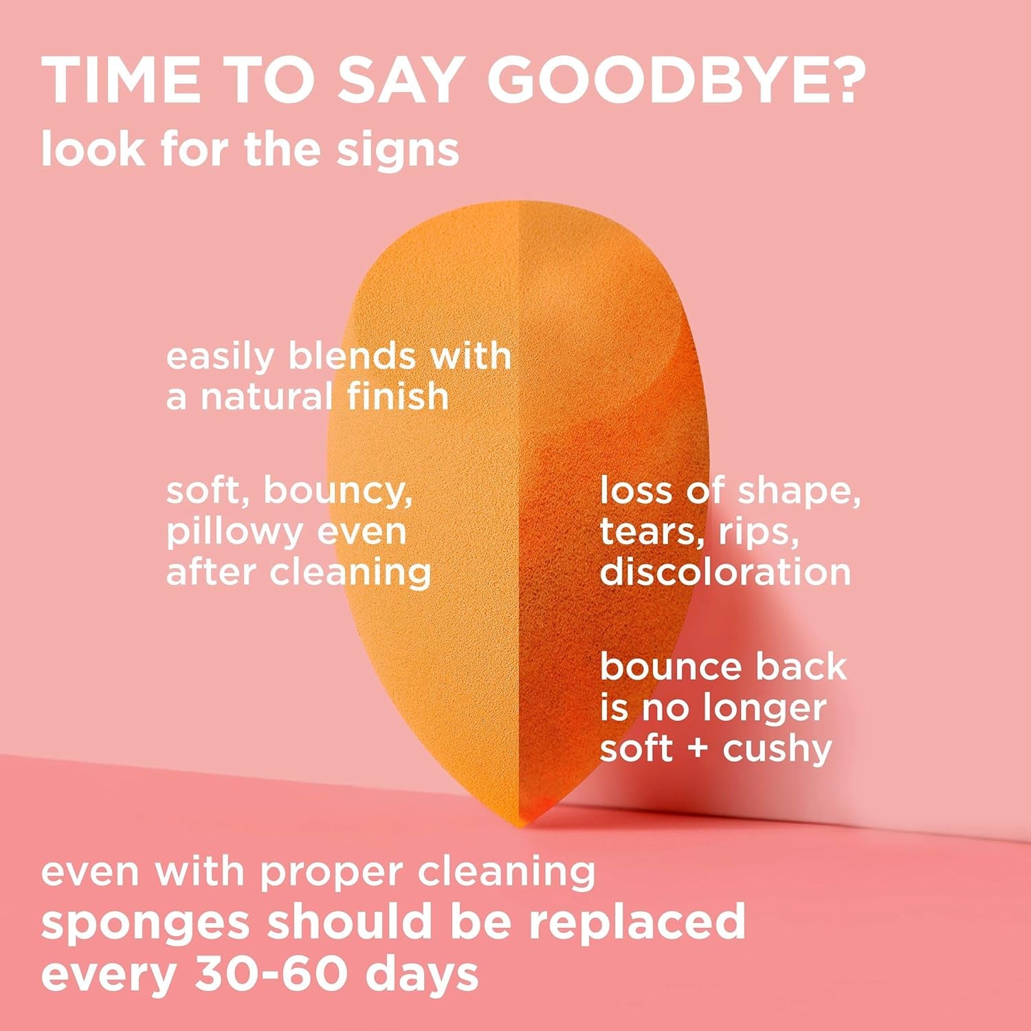 5 Piece Everyday Essentials Makeup Brush Set, Includes 4 Brushes & Makeup Sponge, for Foundation, Blush, Bronzer, Contour, Eyeshadow, & Powder, Travel Gift Set, Cruelty-Free & Vegan