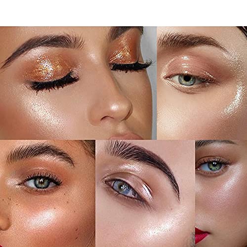 2 Pack Body Shimmer, Long Lasting Waterproof Moisturizing Glow Lotion for Face and Body.(103 Glistering Bronze)