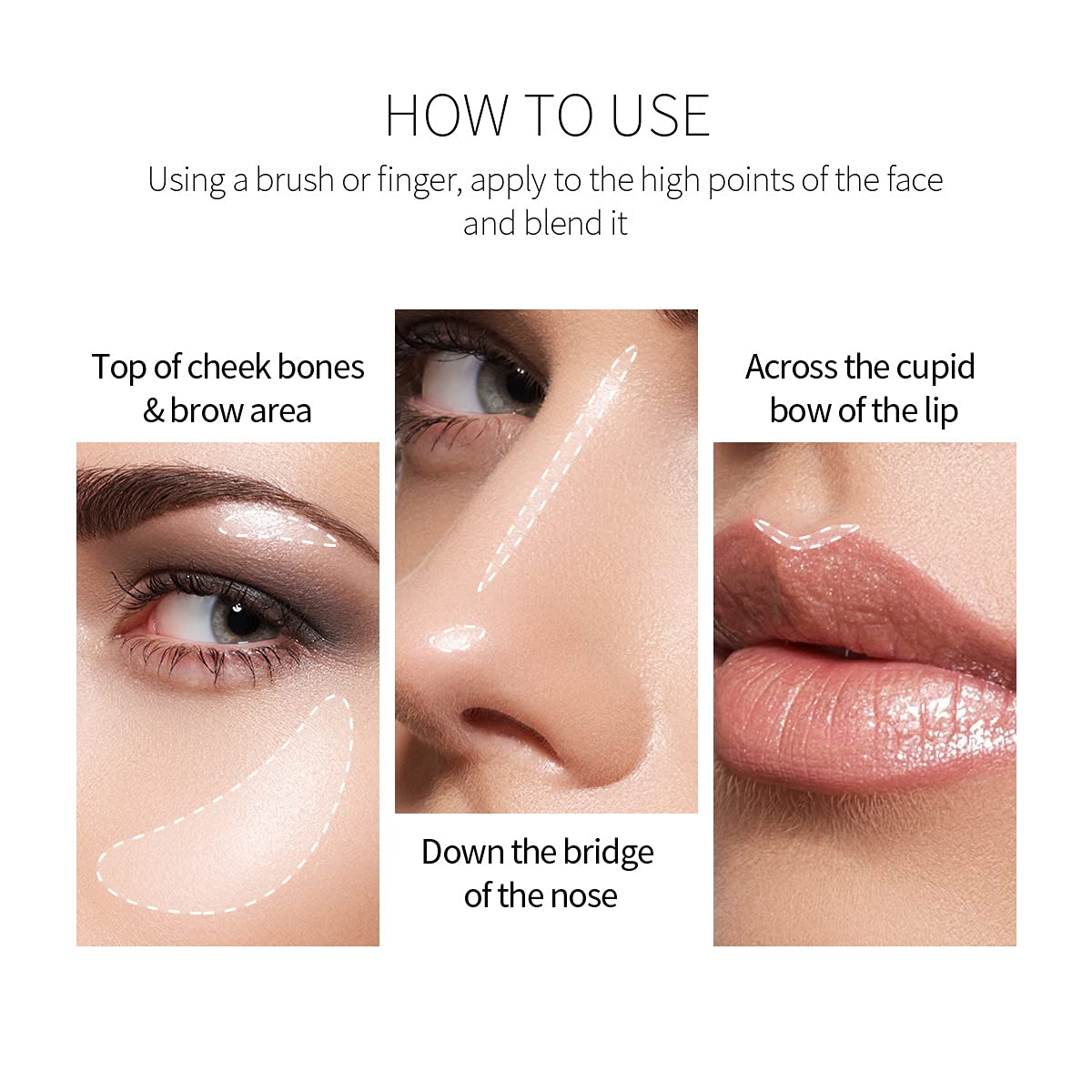 2 Pack Body Shimmer, Long Lasting Waterproof Moisturizing Glow Lotion for Face and Body.(103 Glistering Bronze)